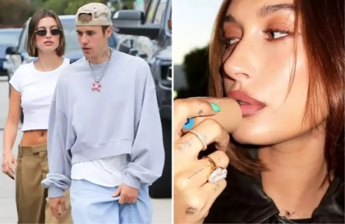 Hailey Bieber, Rhode markası için elmas yüzük sergiledi