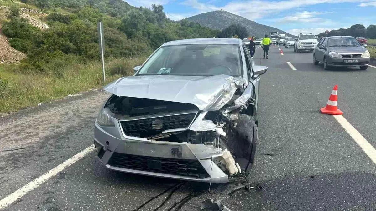 Milas'ta Trafik Kazası: 2 Yaralı