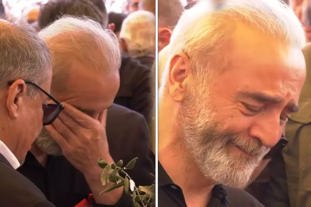 Yılmaz Erdoğan, Sırrı Süreyya Önder'in cenazesinde gözyaşlarını tutamadı