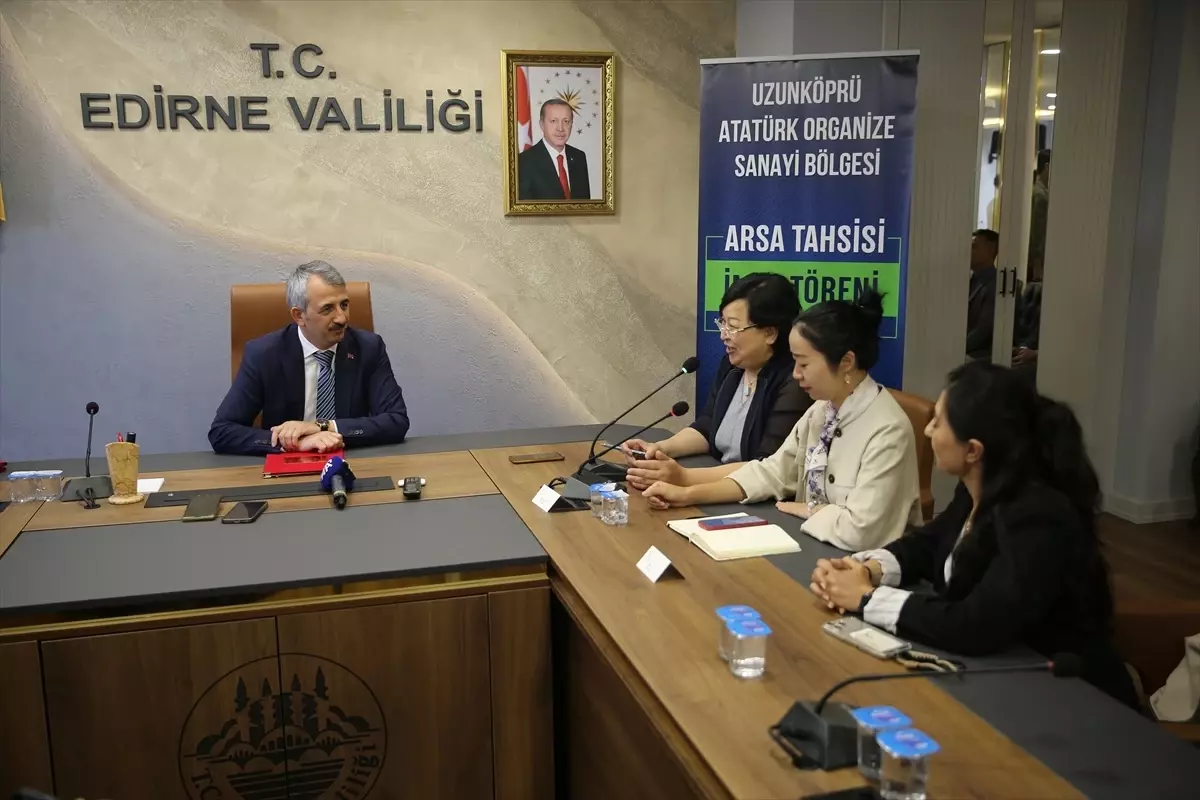 Çinli Firma Edirne'de Rüzgar Türbini Üretecek