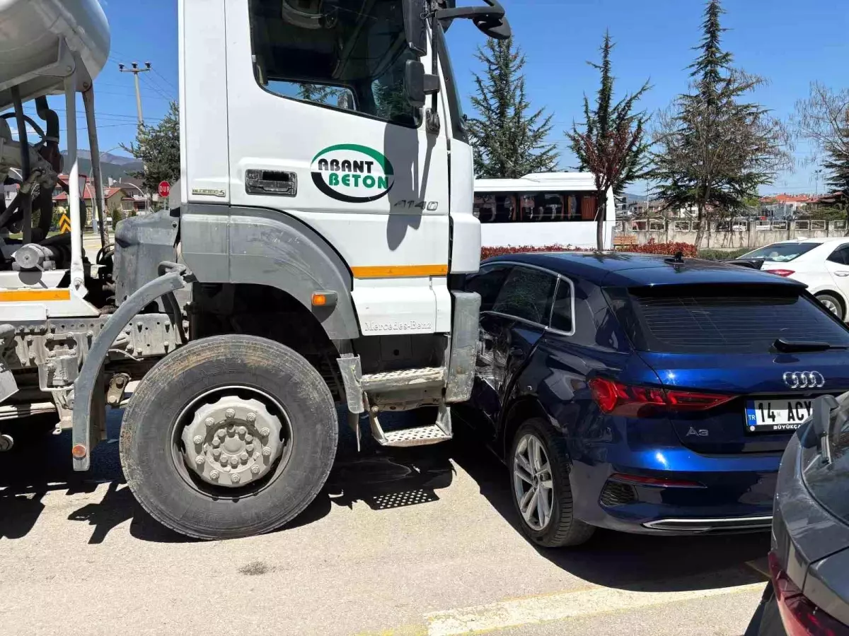Bolu'da Trafik Kazası: 1 Yaralı