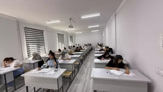 Özbekistan'da Türkçe Yeterlik Sınavı Yoğun İlgi Gördü