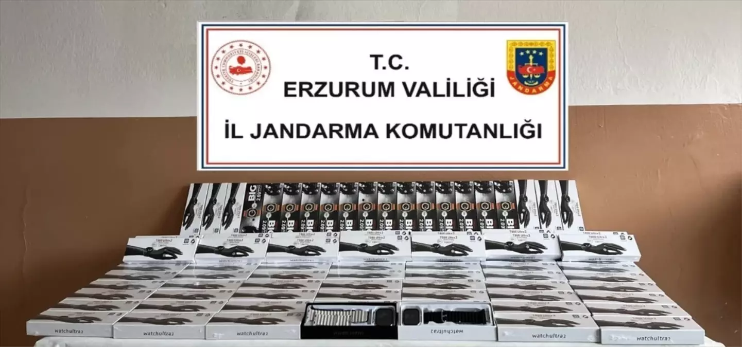 Erzurum'da Kaçakçılık Operasyonu
