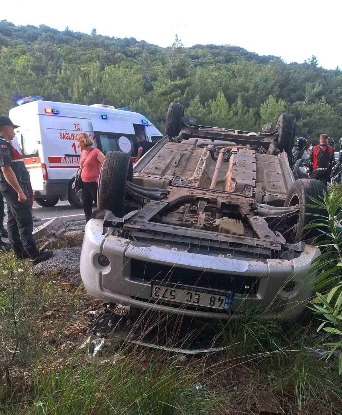 Muğla'da Trafik Kazası: Üç Yaralı