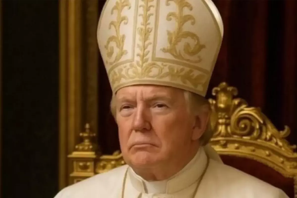 Trump, 'Papa' Görselini Yalanladı