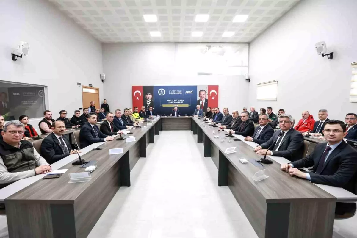 Samsun'da Afet Koordinasyon Toplantısı