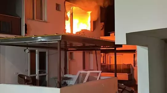 Söke'de Mutfakta Doğalgaz Patlaması