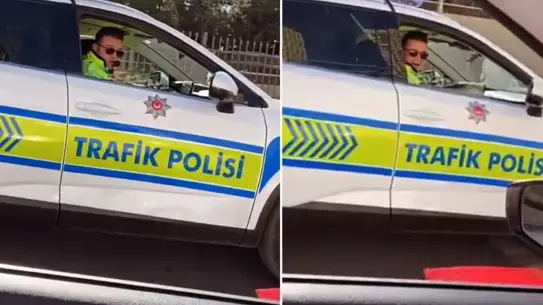 Son kez uyardı! Trafik polisinin, gelin arabasına yaptığı anons bomba