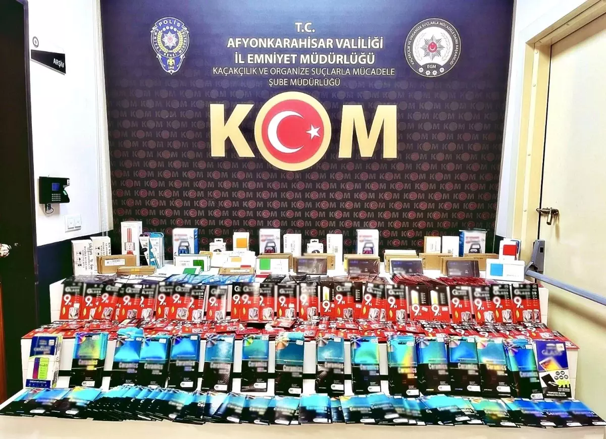 Afyon'da Kaçakçılık Operasyonu
