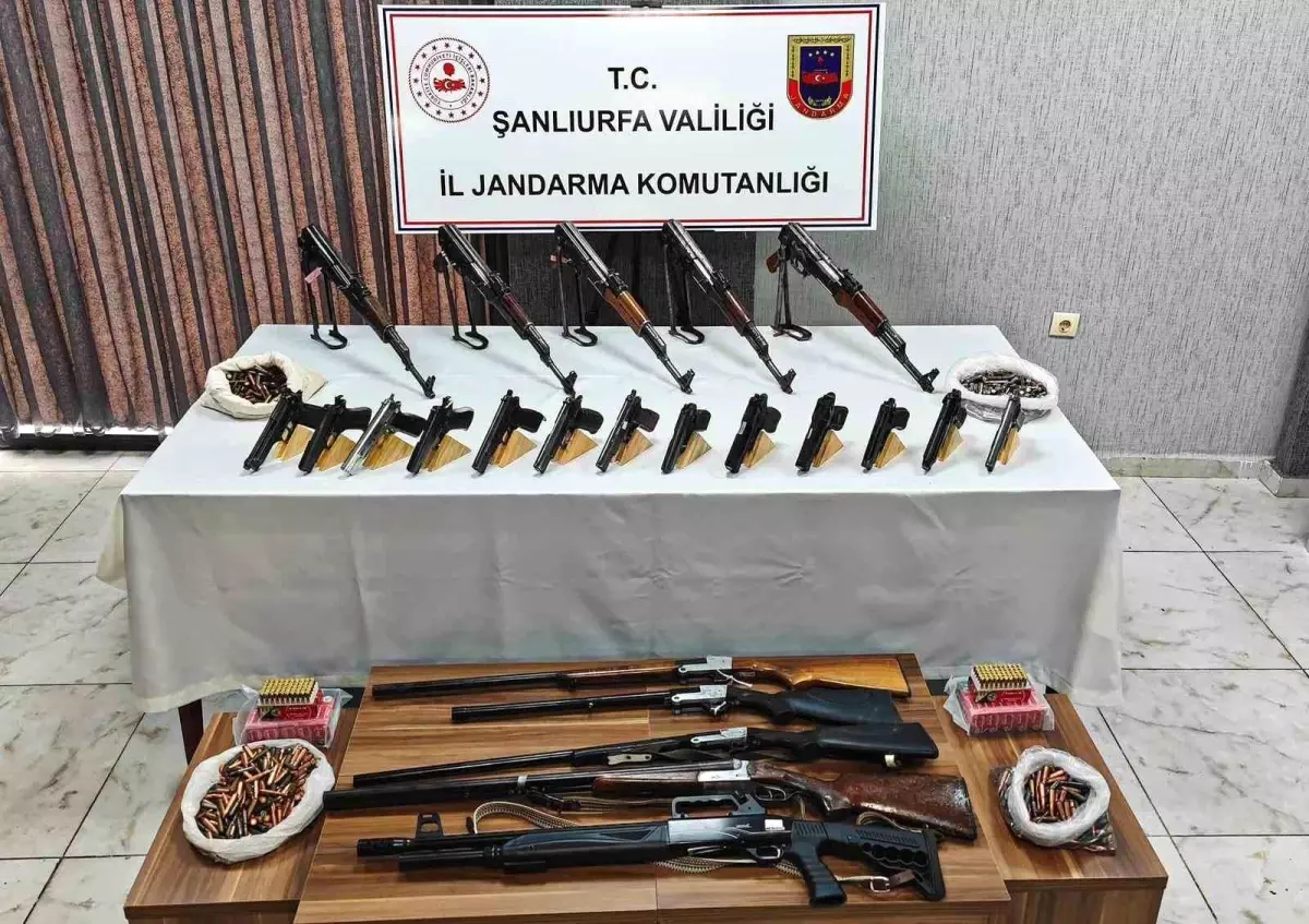 Şanlıurfa'da Silah Kaçakçılığı Operasyonu