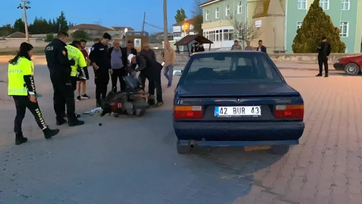 Kulu'da Motosiklet Kazası: Bir Yaralı