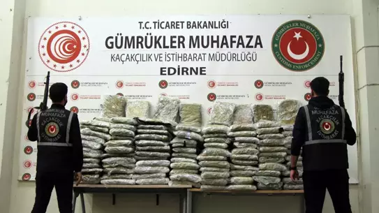Kapıkule'de 234 kg Esrar Ele Geçirildi