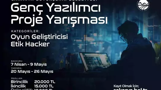 Sakarya'da Genç Yazılımcı Proje Yarışması için Son Başvuru 9 Mayıs