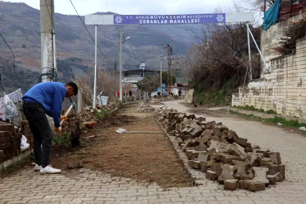 Nazilli Belediyesi, Çobanlar Mahallesi'nde Yol Yapım Çalışmalarını Tamamladı