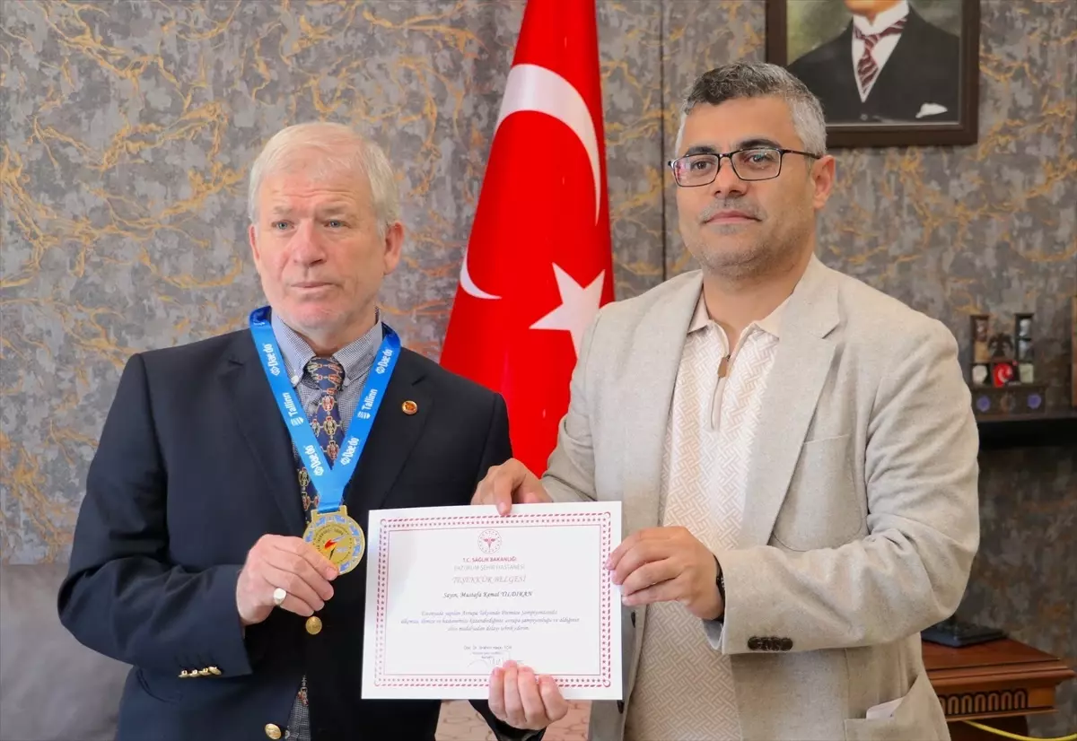 Erzurumlu Sporcu Altın Madalya Kazandı