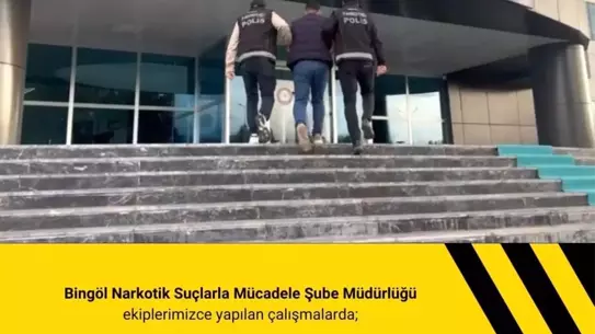 Bingöl'de 7 Yıl Hapis Cezası Olan Zanlı Yakalandı