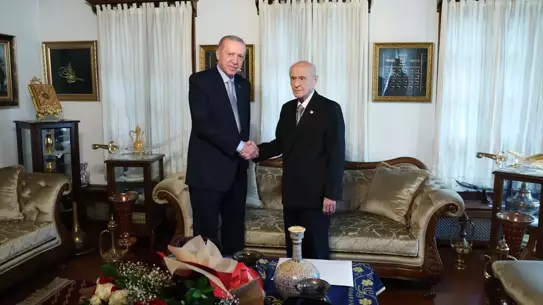 Cumhurbaşkanı Erdoğan, MHP Genel Başkanı Bahçeli ile görüştü