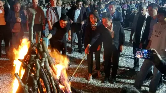 Muğla'da Hıdırellez Şenliği Renkli Görüntülere Ev Sahipliği Yaptı