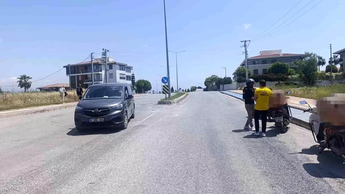 Manavgat'ta Motosiklet Kazası