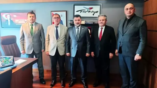 MHP Düzce İl Başkanı ve Belediye Başkanları Ankara'da Ziyaretler Gerçekleştirdi