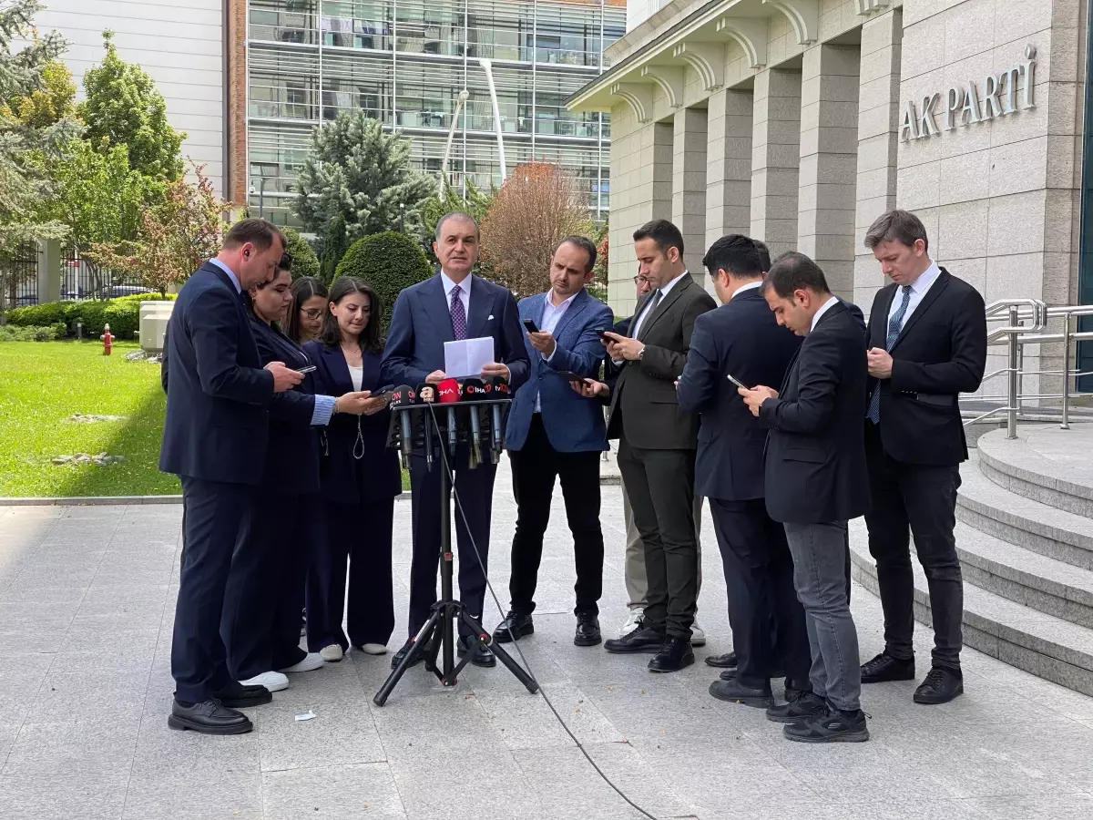 AK Parti Sözcüsü Çelik: 'Terörsüz Türkiye süreci bir devlet politikasıdır'