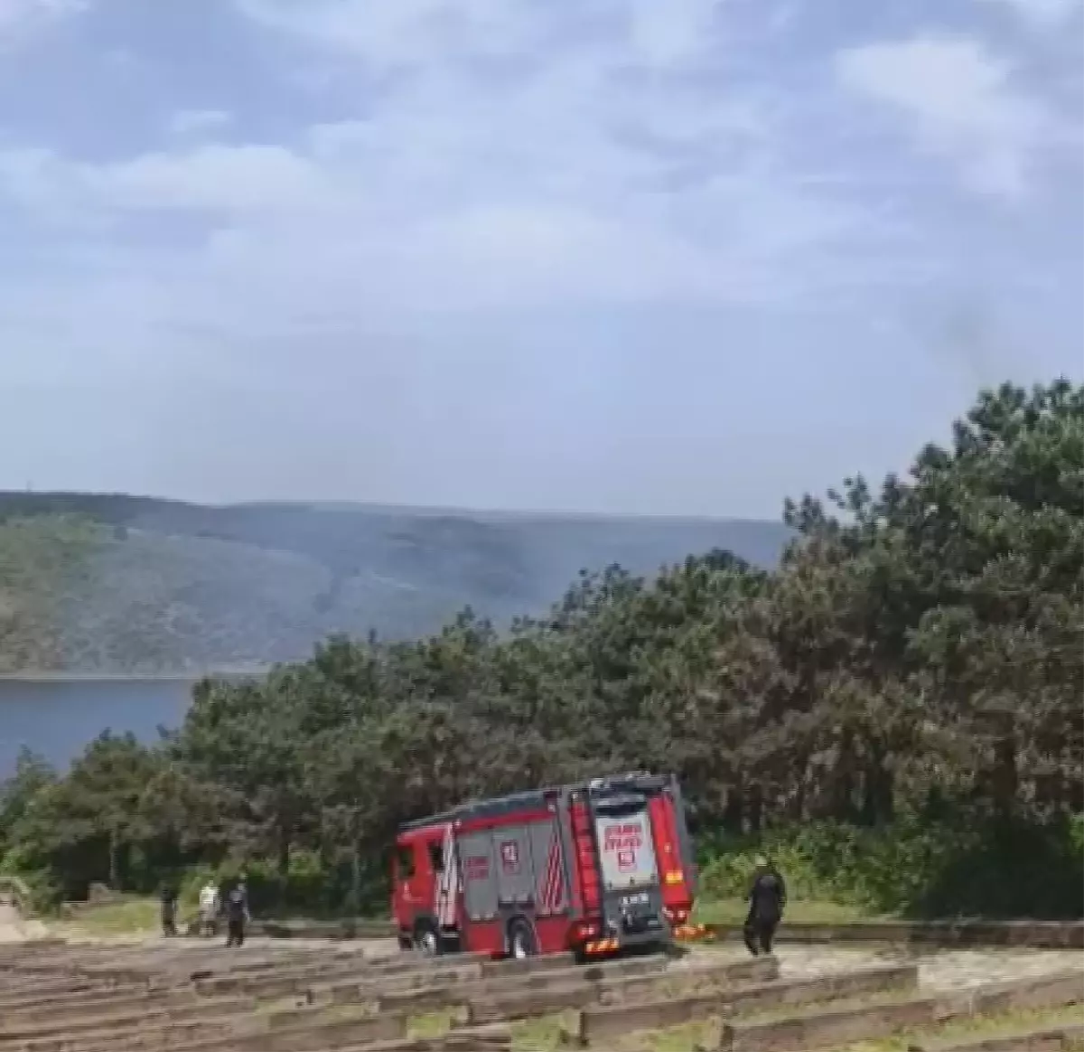 Sultangazi'de Orman Yangını