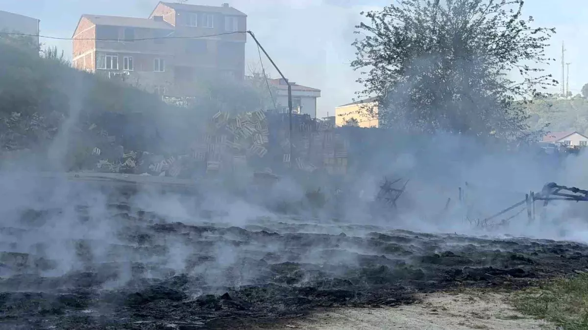 İstanbul'da Fabrikada Yangın Paniği