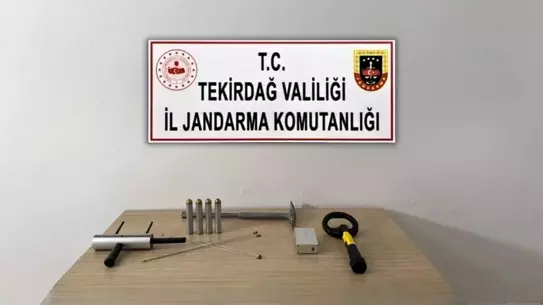 Tekirdağ'da Kaçak Kazı Yapan 4 Kişi Yakalandı