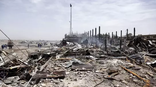 Yemen'in Havalimanı Hava Saldırısında Hasar Gördü