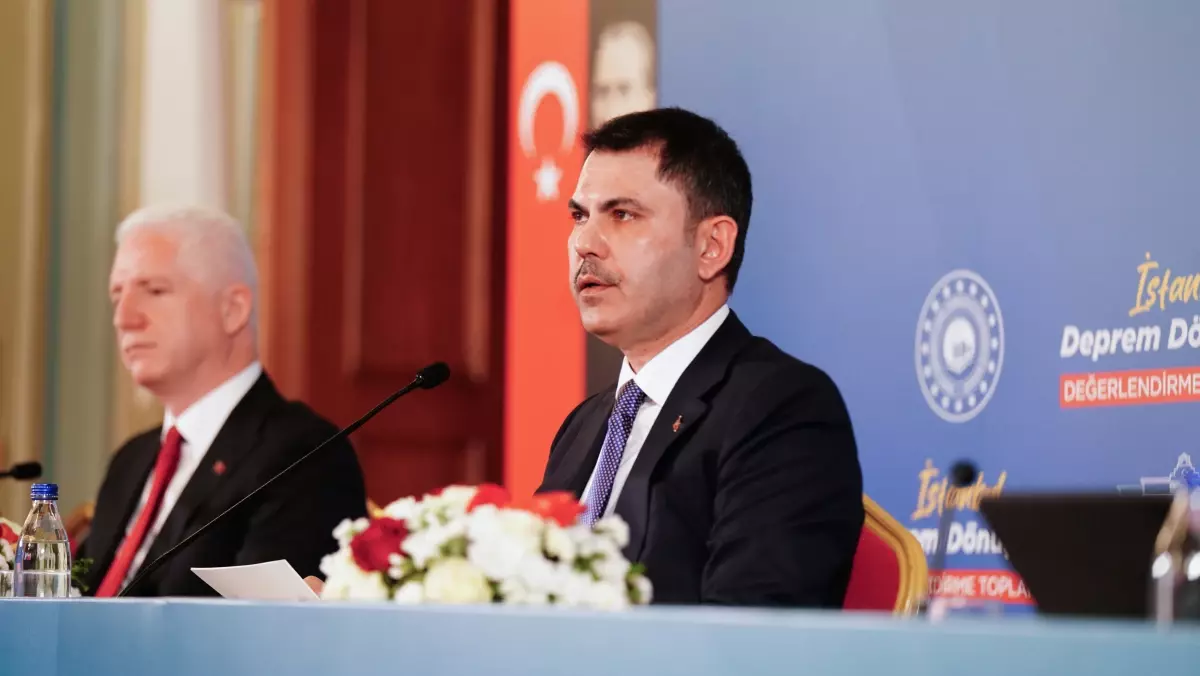 Bakan Kurum: İstanbul'da 600 bin konut acil dönüşüm bekliyor