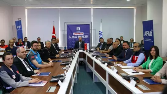 Çanakkale'de Afet Tatbikatı Gerçekleştirildi