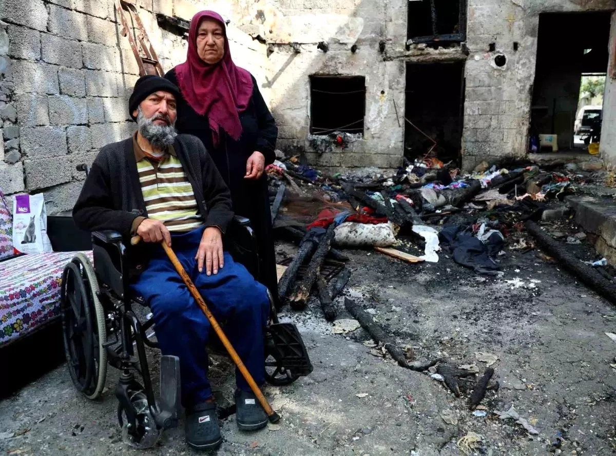 Adana'da Yangın Faciası: Bedensel Engelli Baba, Evini Kaybetti