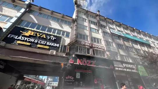 Erzurum'da Bacadan Yangın Çıktı
