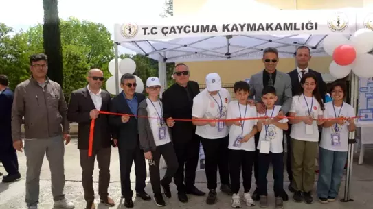 Çaycuma’da TÜBİTAK Bilim Fuarı Açıldı