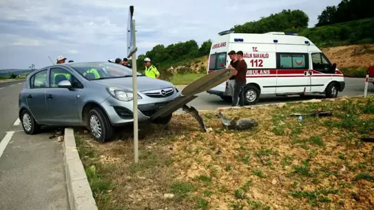 Malkara'da Trafik Kazası: 1 Yaralı