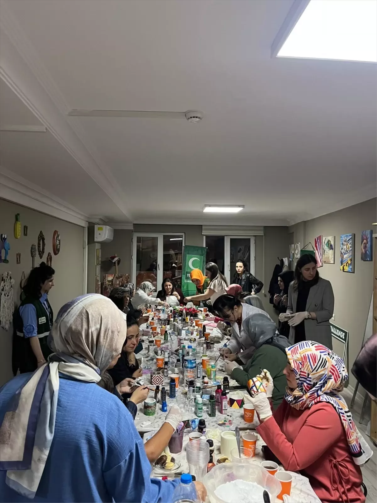 Kadınlara Saksı Yapımı Atölyesi