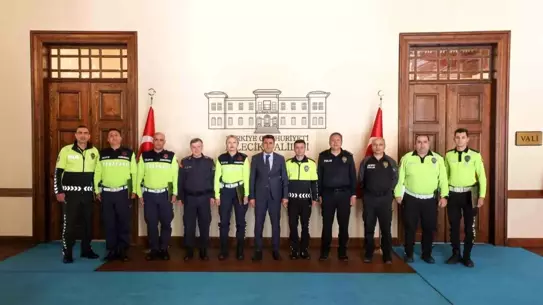 Trafik Haftası'nda Başarı Belgesi Takdimi