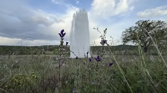Domaniç'te Sulama Göletinden Su Fışkırdı