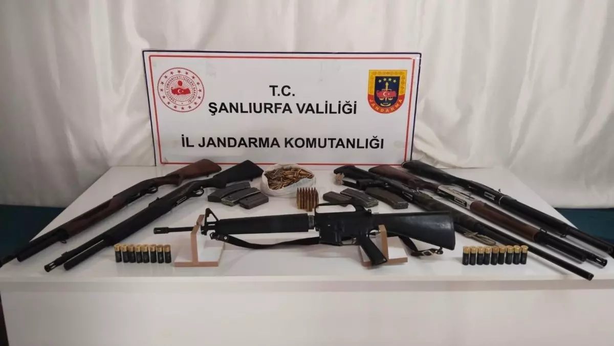 Şanlıurfa'da Silah Kaçakçılığı Operasyonu