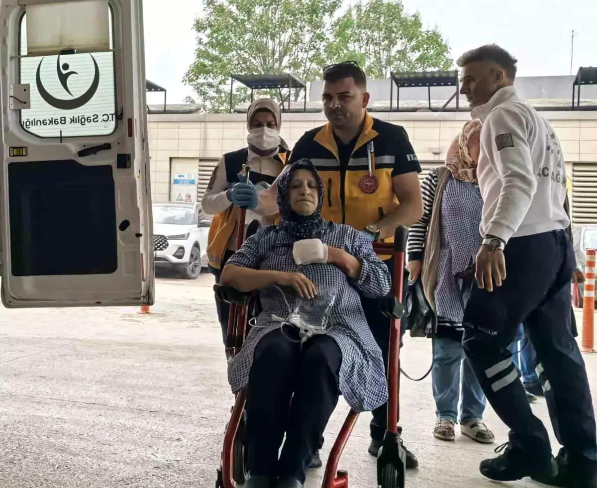 İnegöl'de Tekstil Fabrikasında İş Kazası