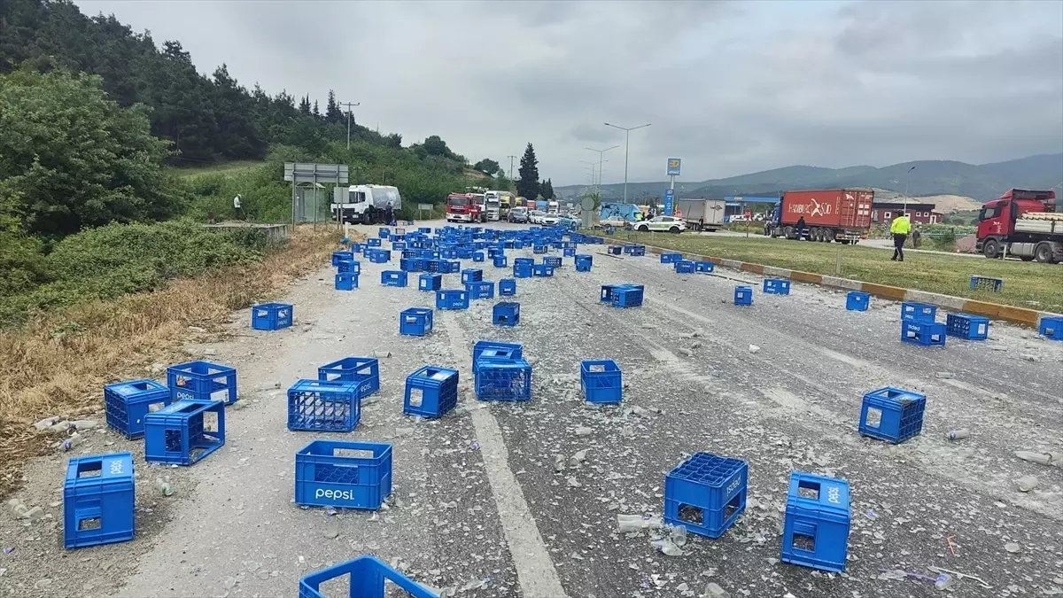 Susurluk'ta Tır Kazası, Trafik Aksadı