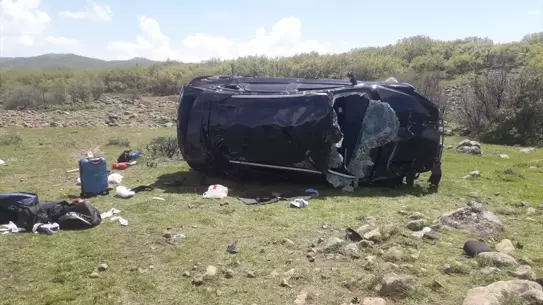 Karakoçan'da Otomobil Devrildi: 3 Yaralı