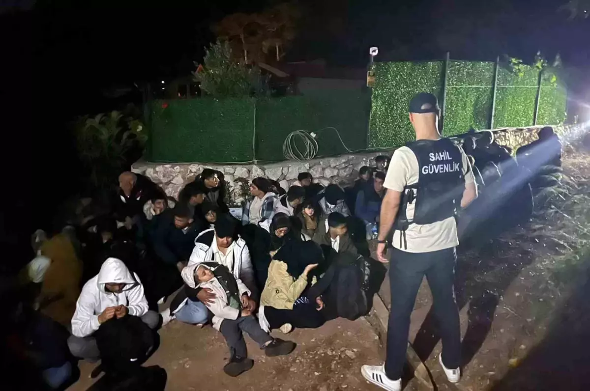 Fethiye'de 36 Düzensiz Göçmen Yakalandı