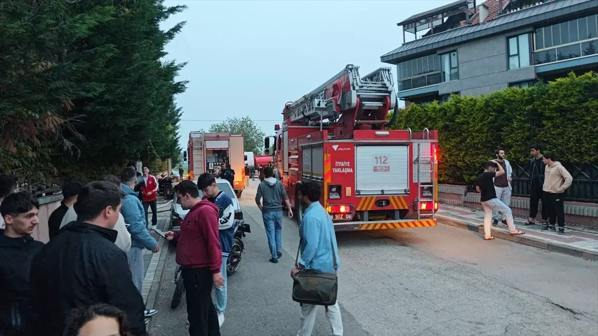 İnegöl'de Öğrenci Yurdunda Yangın
