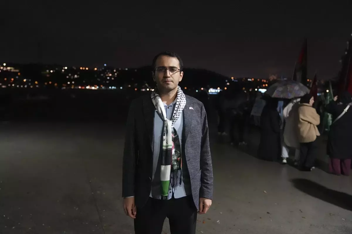 Mısır Konsolosluğu Önünde Gazze Eylemi