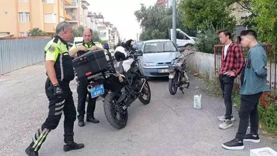Ehliyetsiz Motosiklet Sürücüsü Yakalandı