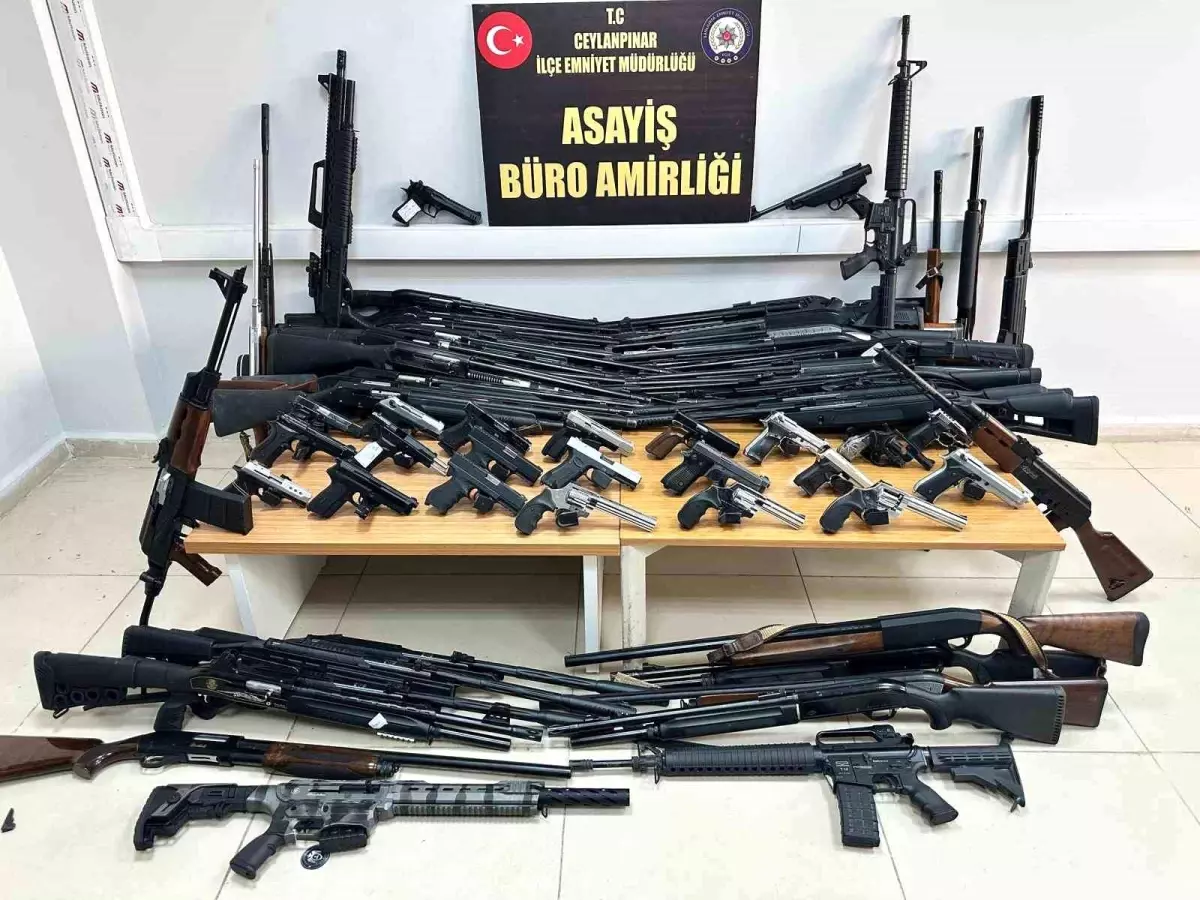 Ceylanpınar'da Silah Kaçakçılığı Operasyonu