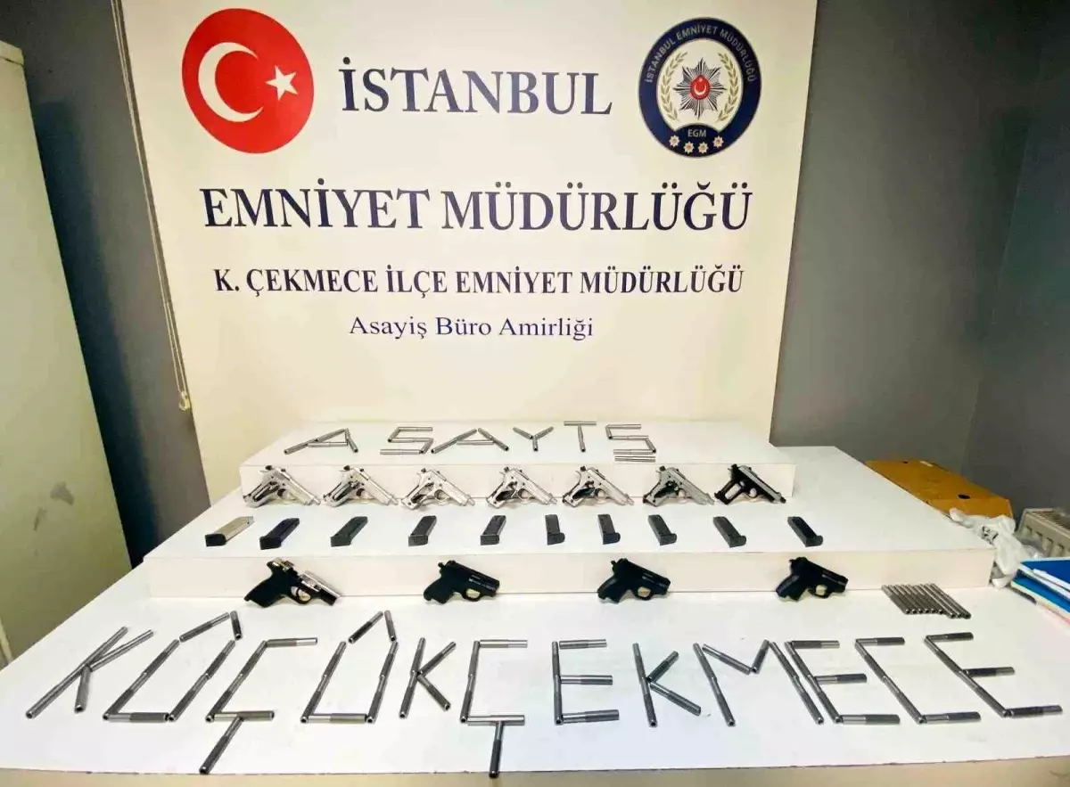 Küçükçekmece'de Silah Ticareti Operasyonu