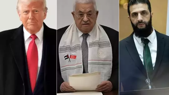 Trump'tan Abbas ve Şara sürprizi! Kızgın olduğu Netanyahu yok