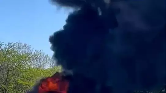 Büyükçekmece'de Otomobil Yangını